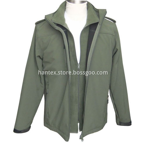 waterproof windproof breathable hood softshell jacket